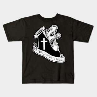 Dinosaur Religion Kids T-Shirt